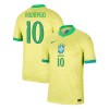 Fußball Trikot Brasilien Rodrygo 10 Heim 2024 Fußball Trikot Brasilien Rodrygo 10 Heim 2024